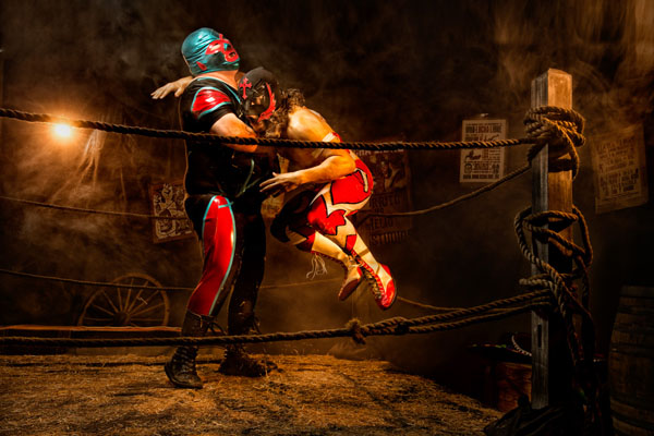 Photograph Daniel Linnet Lucha Libre 9 on One Eyeland